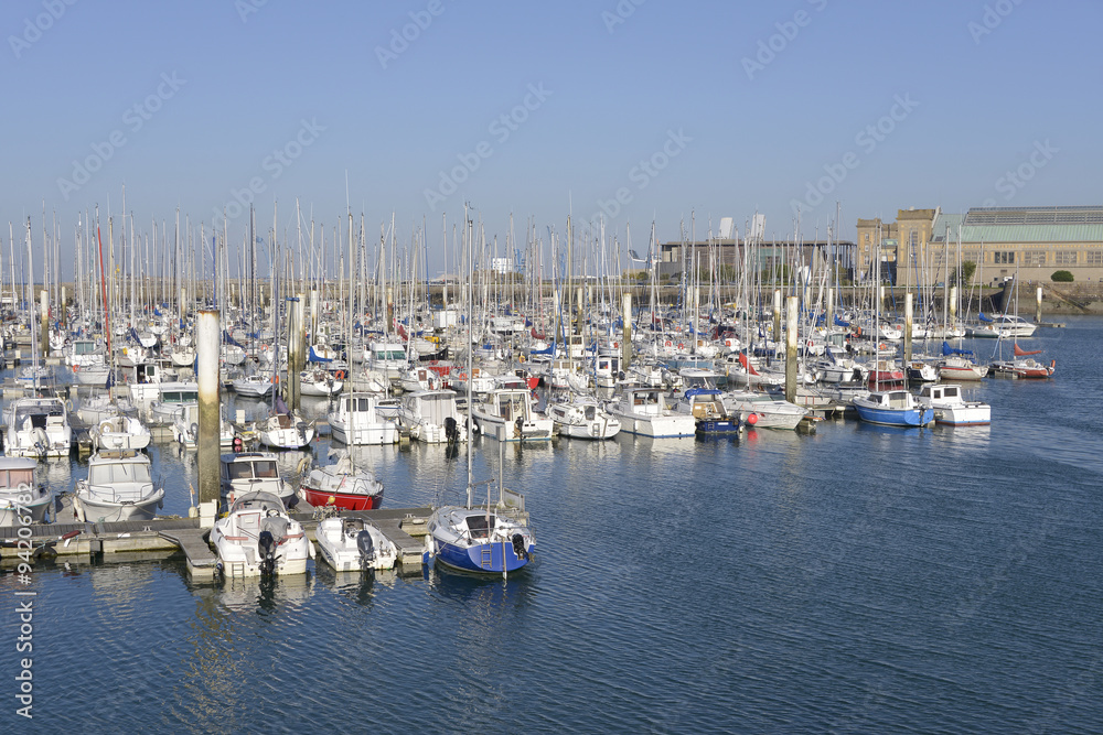 Port of Cherbourg in France