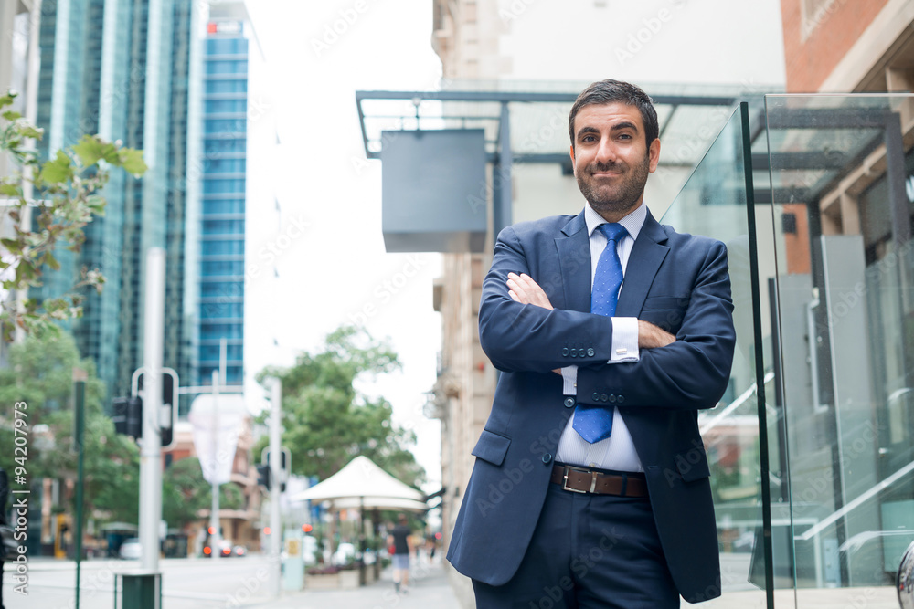 Fototapeta premium Confident businessman