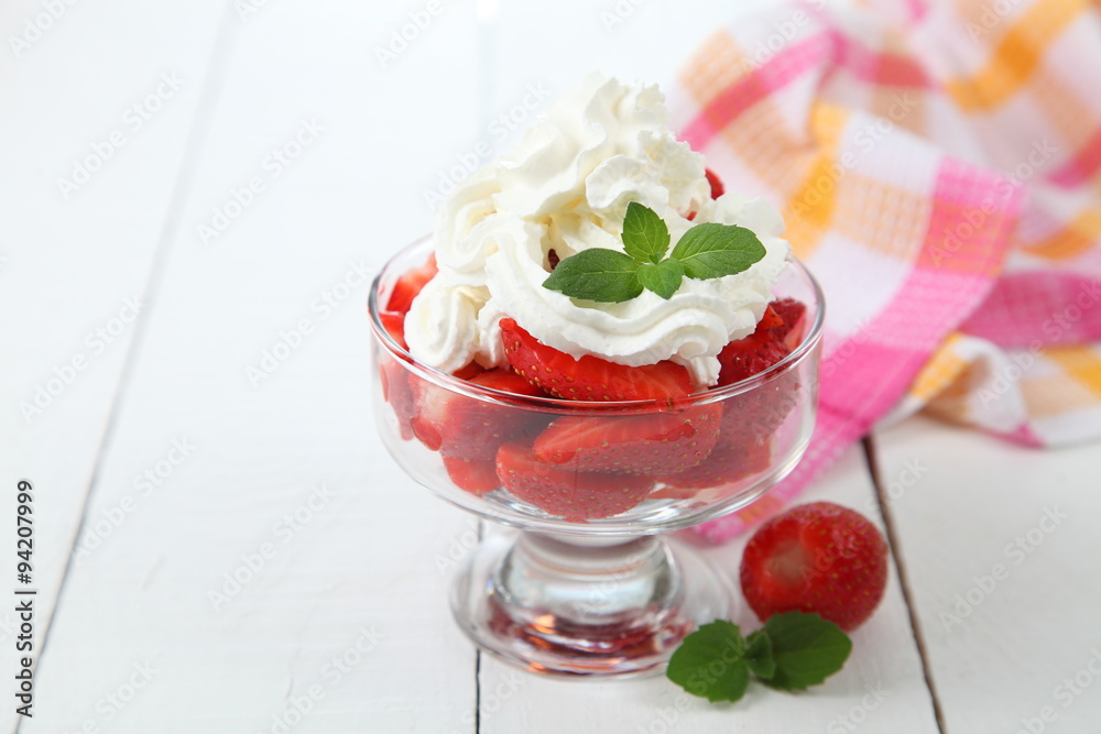 Strawberries and cream