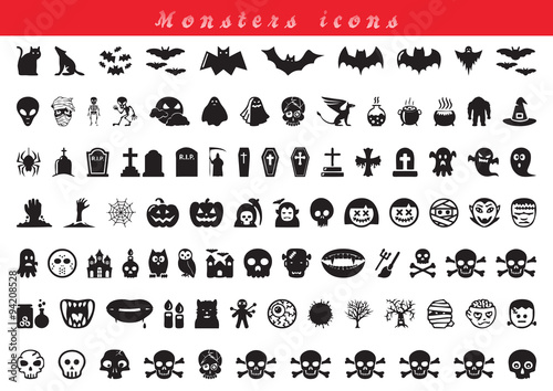monsters icons