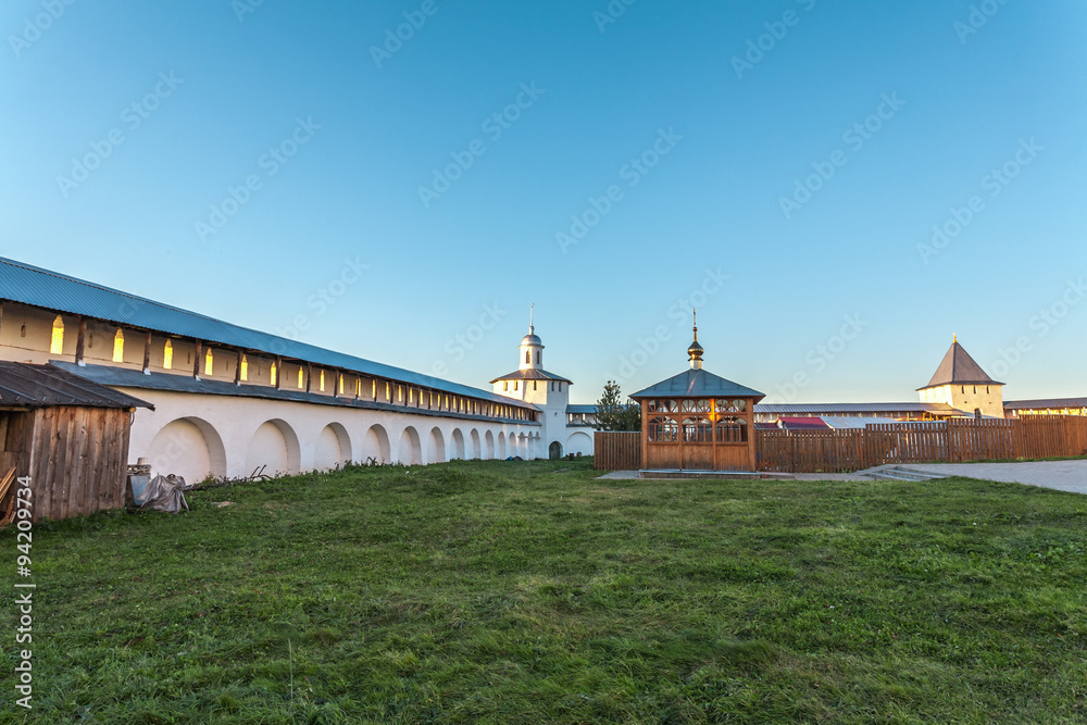 Courtyard and walls