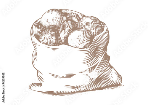 Sack of potatoes