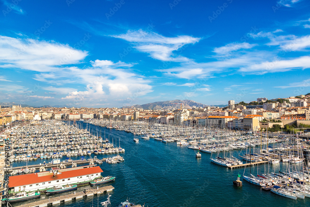 Old port  in Marseille, France