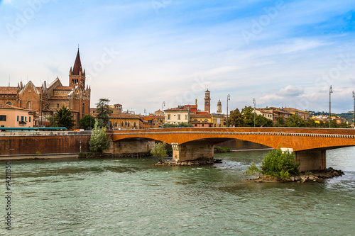 Cityscape of Verona, Italy