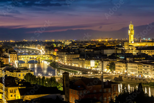 Fototapeta Naklejka Na Ścianę i Meble -  The Ponte Vecchio in Florence