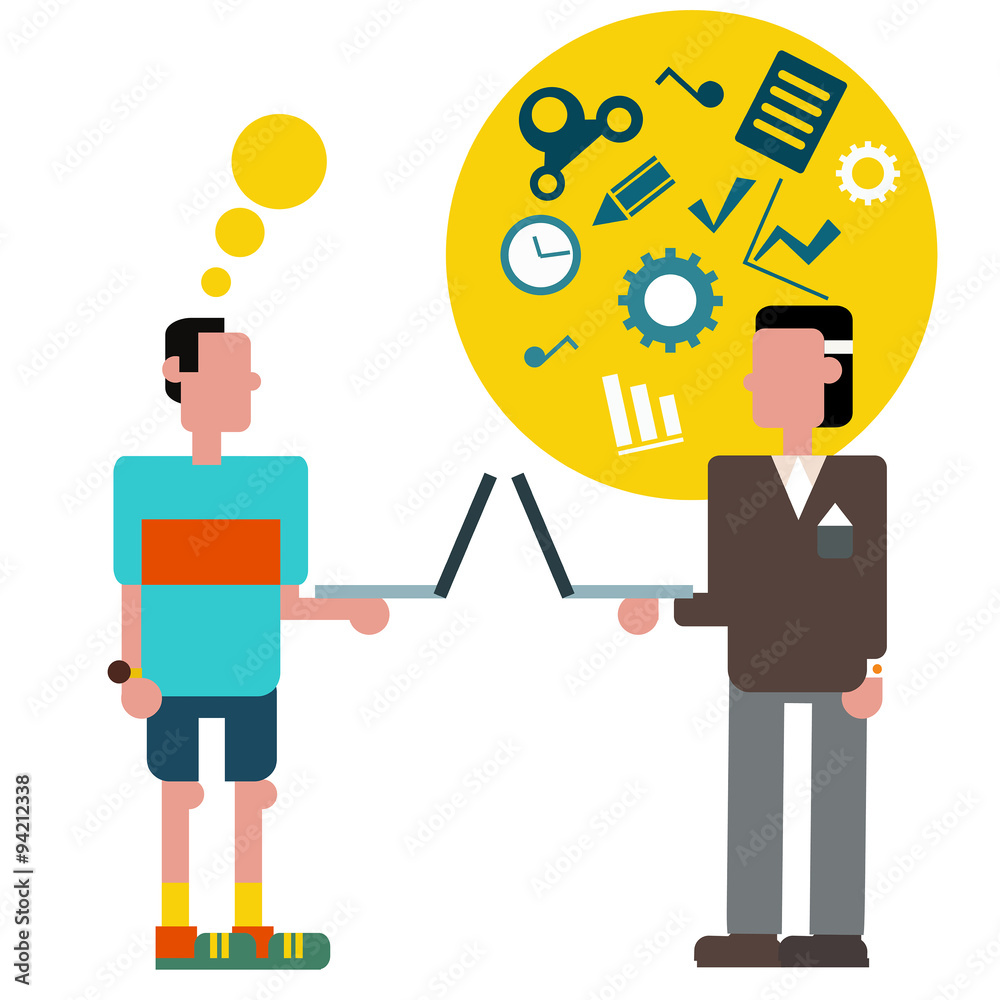 Freelance infographic communication. Freelance infographic communication.
