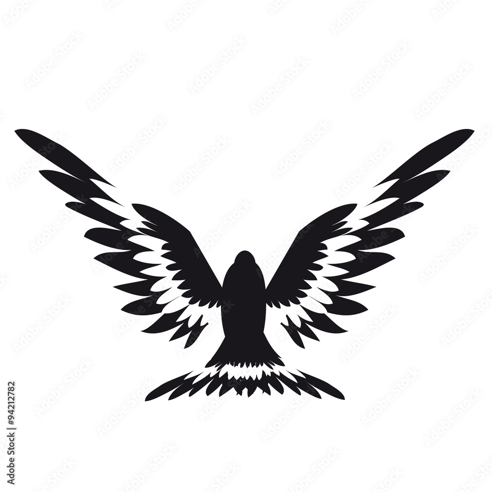 Obraz premium silhouette of the bird