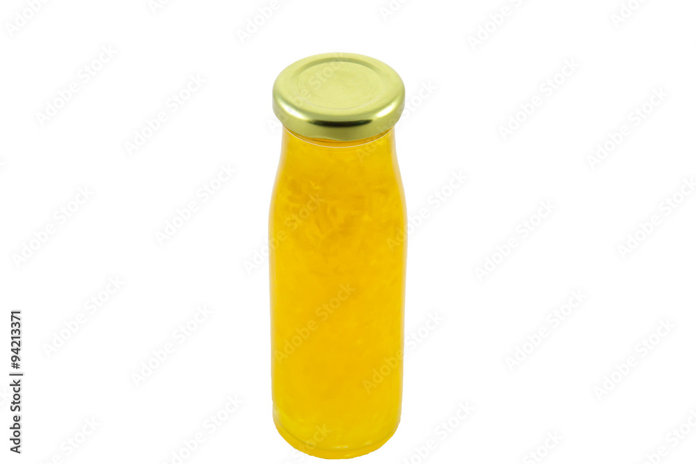 Juice bottle isolated on white background Juice bottle isolated on white background