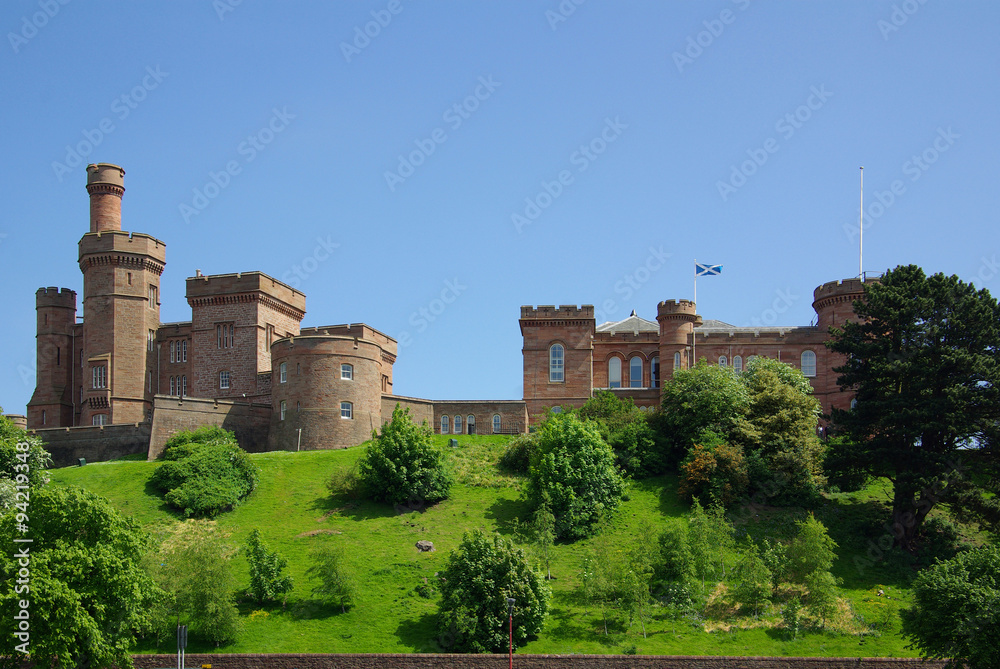INVERNESS, SCOTLAND - June 08, 2013: Castle in Inverness