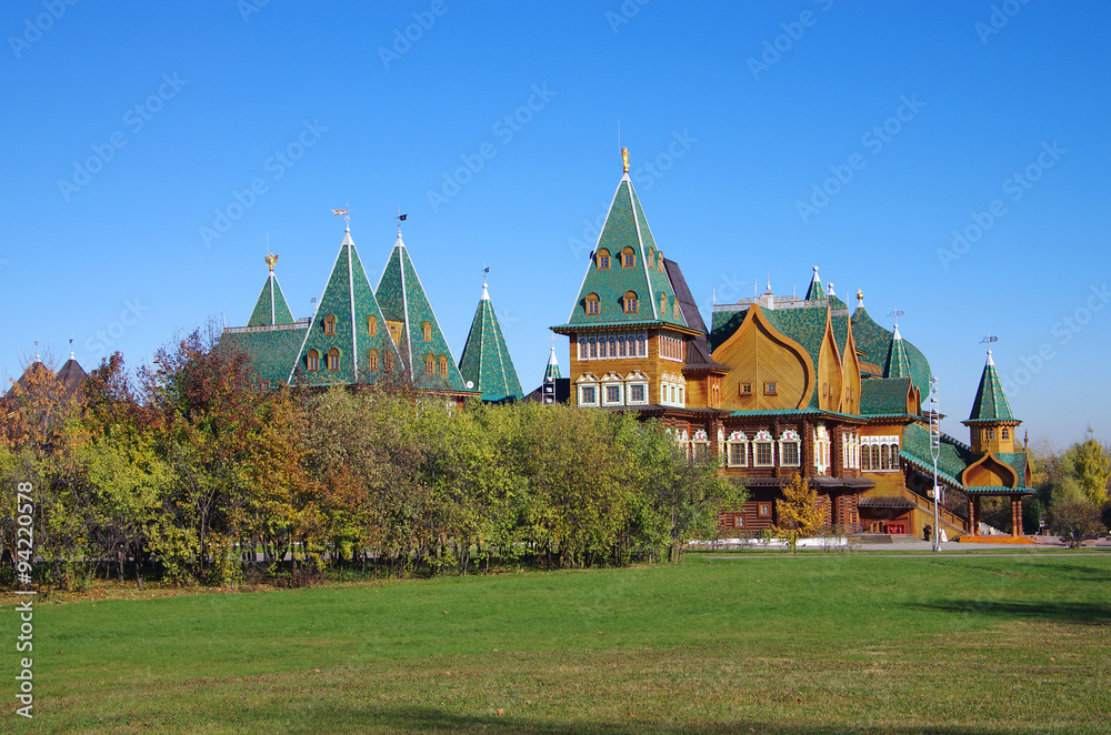 MOSCOW, RUSSIA - October 21, 2015: Palace of Tsar Alexei Mikhail
