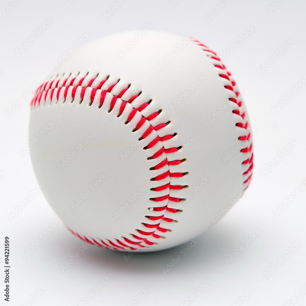 baseball on a white background baseball on a white background