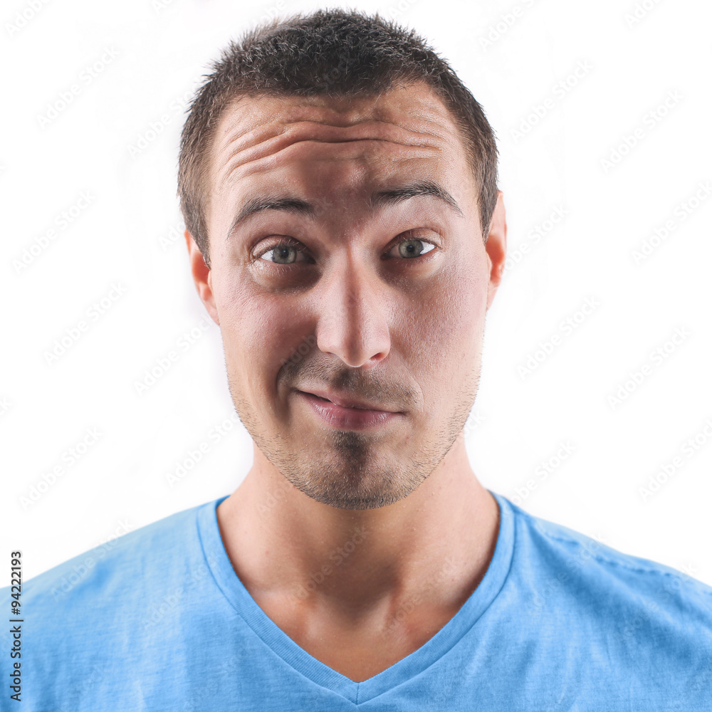 Fototapeta premium Disappointed man's portrait