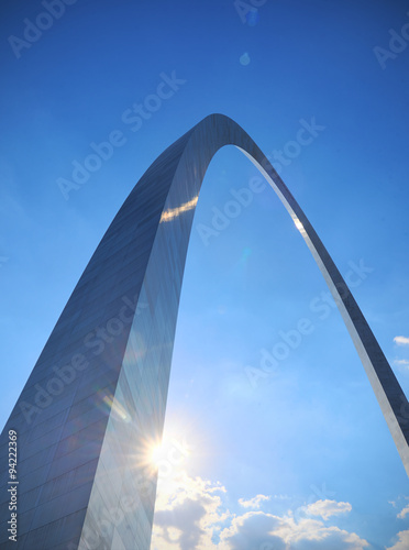 Obraz na płótnie The Gateway Arch in St. Louis, Missouri. w salonie