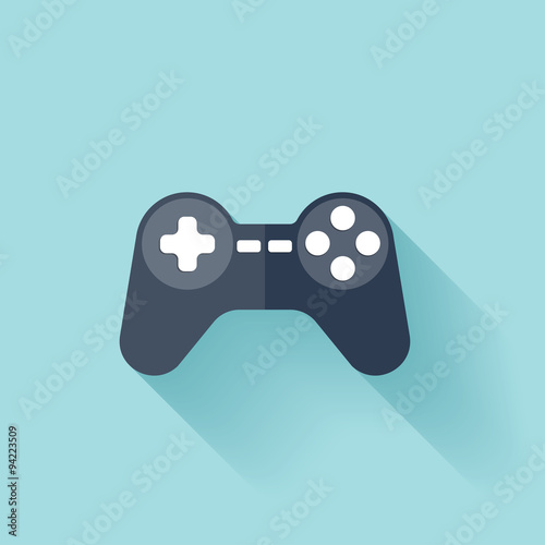 Flat joystick icon.