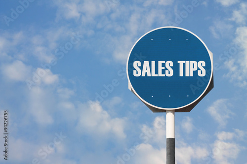 Sales Tips Sign