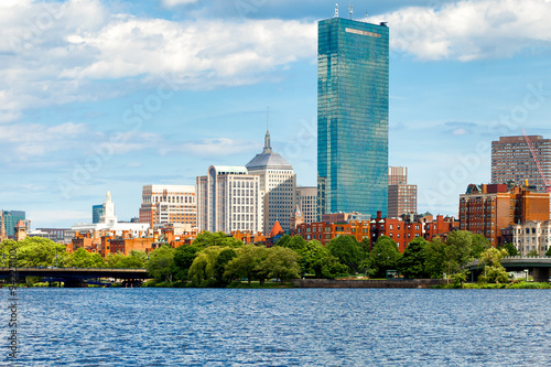 Boston skyline viewed from the Charles River