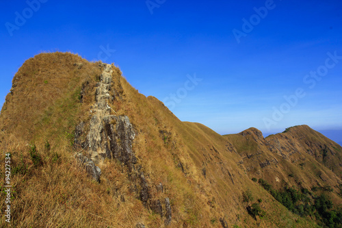 Adventurers wanted to climb this mountain in Thailand.