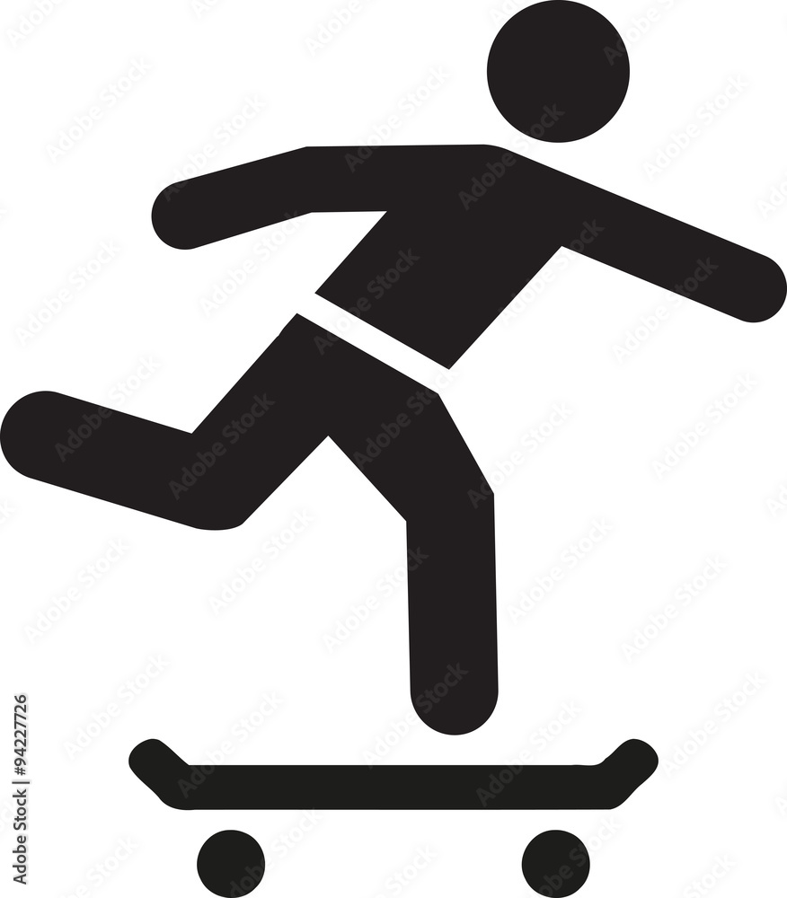 Skateboarder icon Skateboarder icon