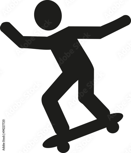 Skateboarder pictogram