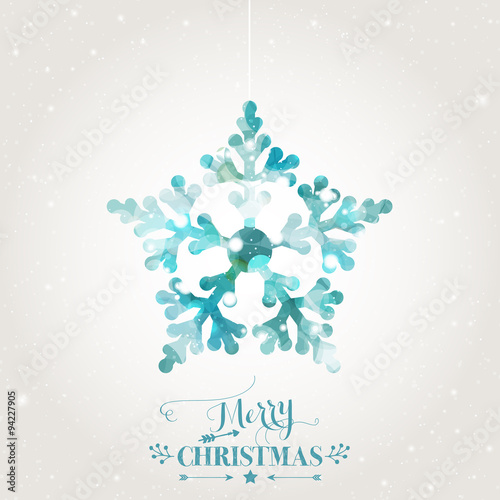 Christmas Card Geometric