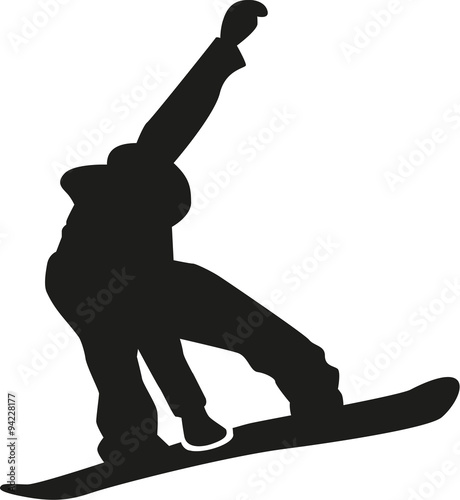 Snowboarder freestyle