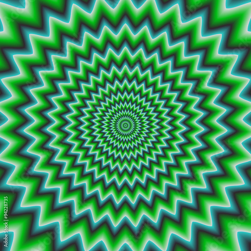 Colorful abstract hypnotic colorful tunnel