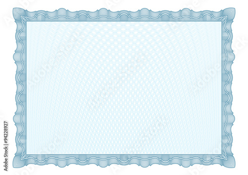 Certificate. Template diplomas, currency.