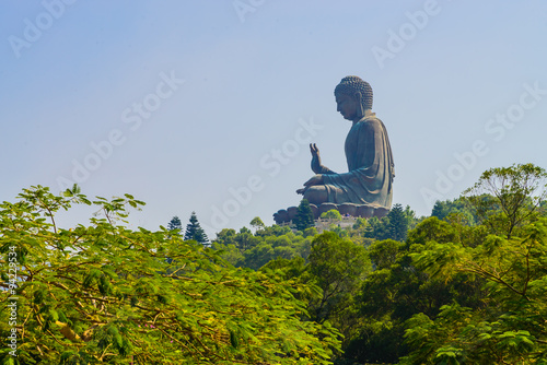 Giant buddha in hong kong