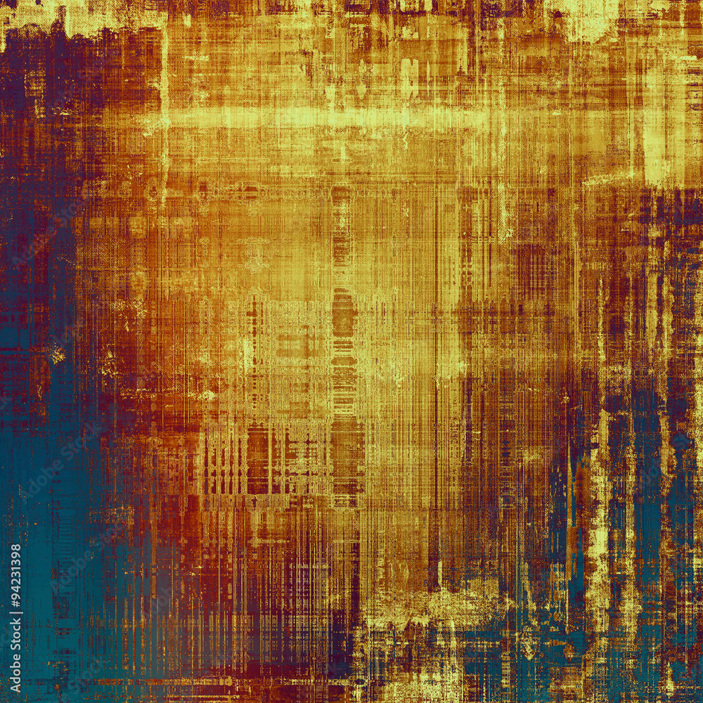 Grunge retro texture, elegant old-style background. With different color patterns: yellow (beige); brown; red (orange); blue