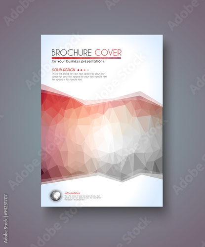 Brochure template, Flyer Design and Depliant Cover