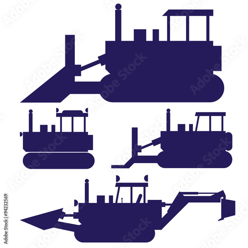 The emblem of the tractor.