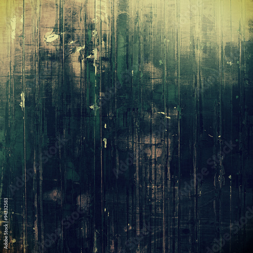 Grunge aging texture  art background. With different color patterns  yellow  beige   brown  blue  green