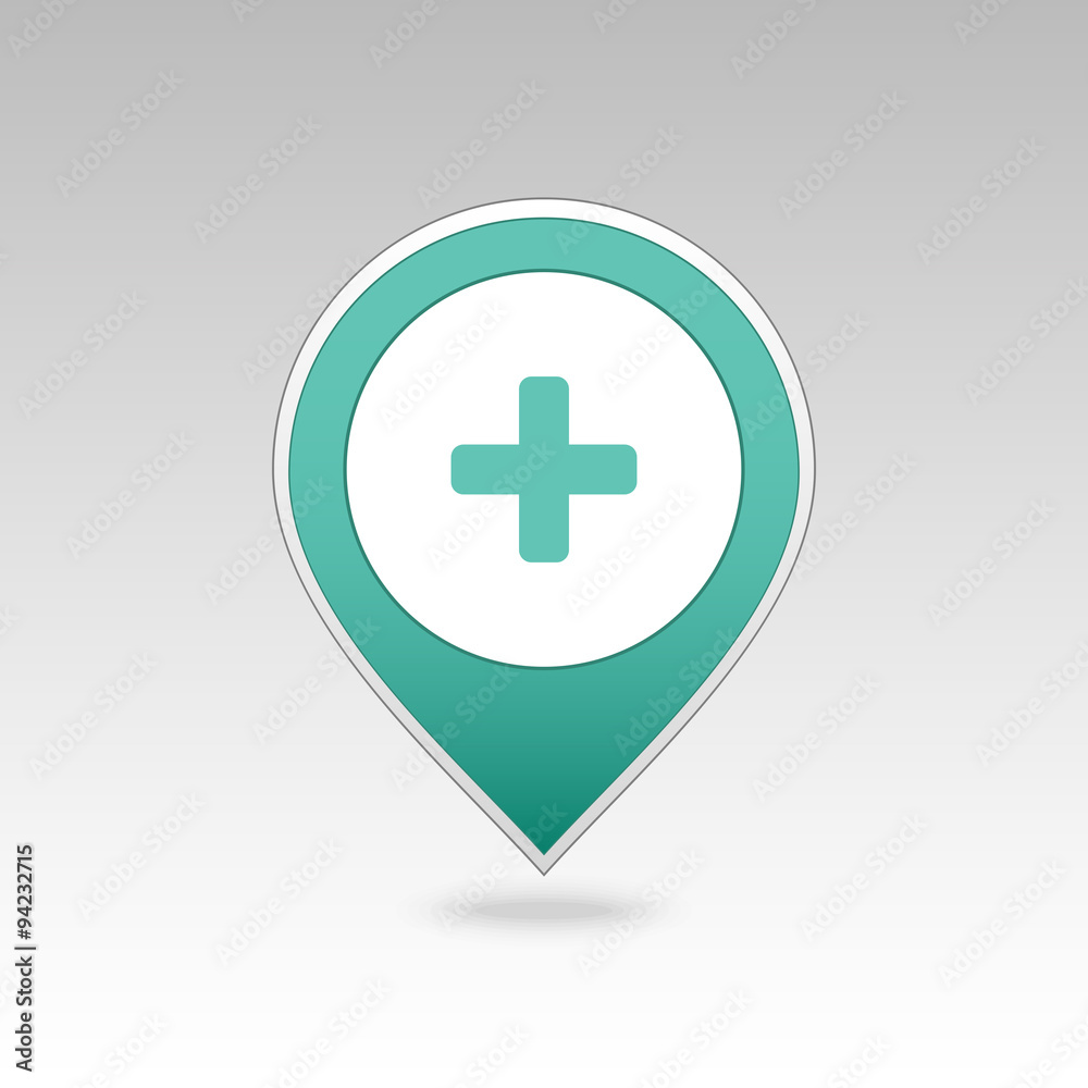 Plus, Hospital ,Pharmacy, Clinic pin map icon. Plus, Hospital ,Pharmacy, Clinic pin map icon.