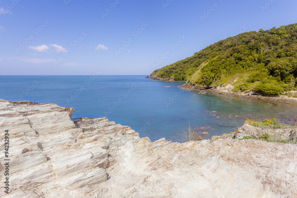 Tropical paradise rock on Thailand Krabi Lanta Tropical paradise rock on Thailand Krabi Lanta