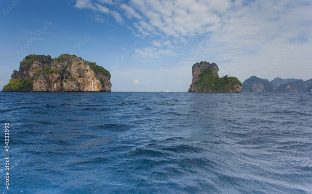 Big beautiful rocks in a bay Big beautiful rocks in a bay