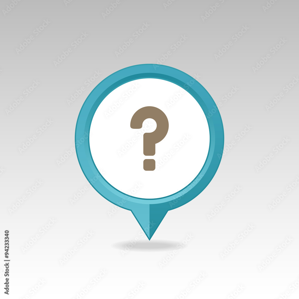 Question mark pin map icon. Map pointer, markers. Question mark pin map icon. Map pointer, markers.