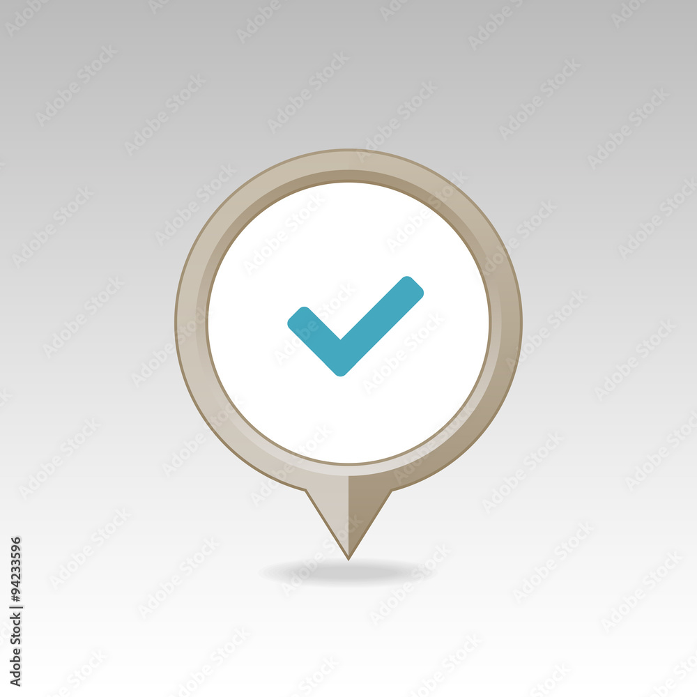 Check pin map icon. Map pointer, markers. Check pin map icon. Map pointer, markers.