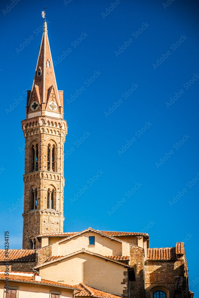 Fototapeta premium View from Piazza della Signoria in Florence, Tuscany Italy.