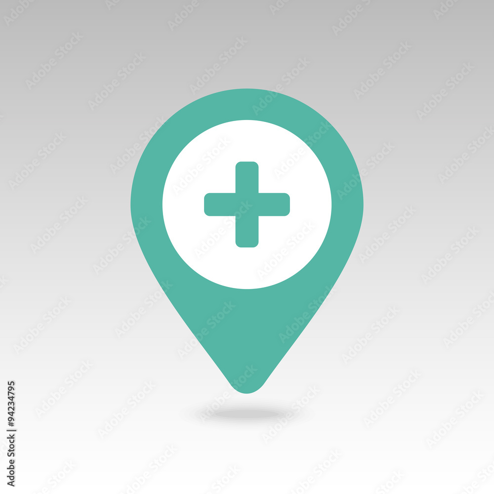 Plus, Hospital ,Pharmacy, Clinic pin map icon. Plus, Hospital ,Pharmacy, Clinic pin map icon.