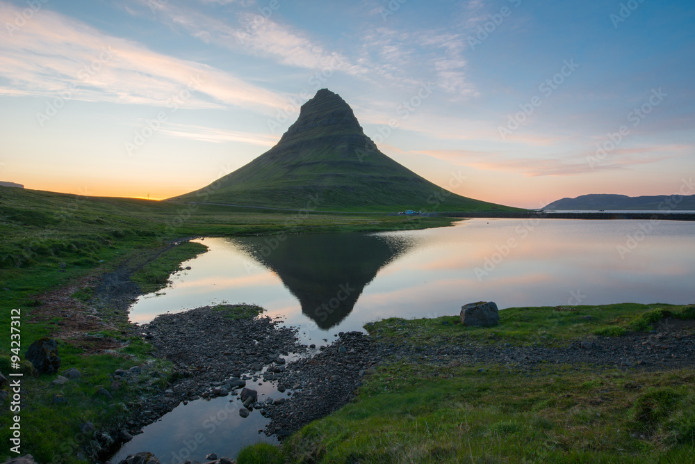 Kirkjufell mount, Snaefellsnes peninsula, Iceland