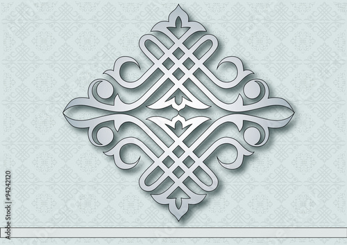 Kare motif ve arka fon