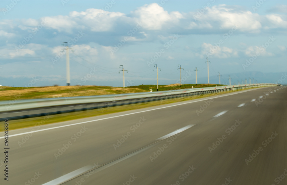 Fototapeta premium asphalt road