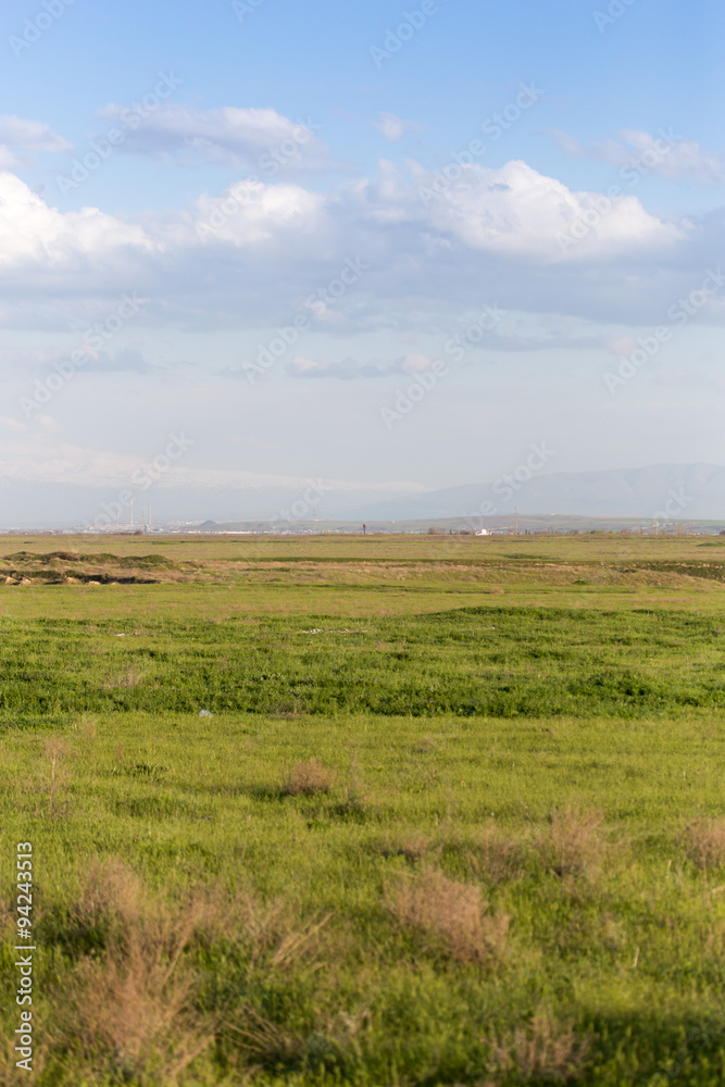 Spring in the steppes of Kazakhstan