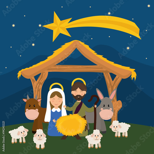 Christmas season cartoon graphic design