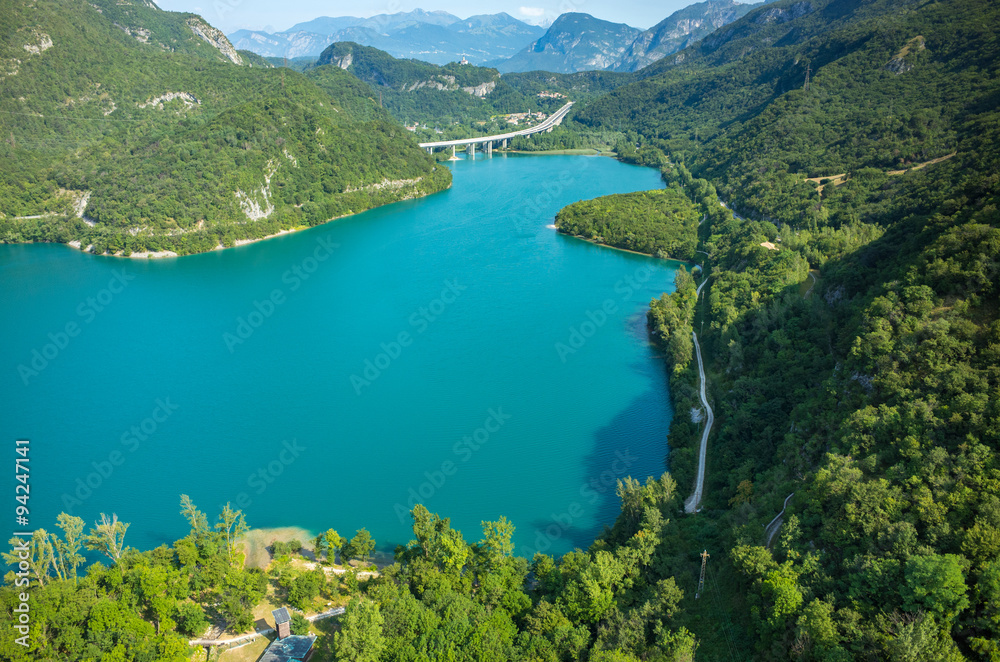 Lake in mountains