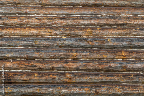 The background with the texture of logs