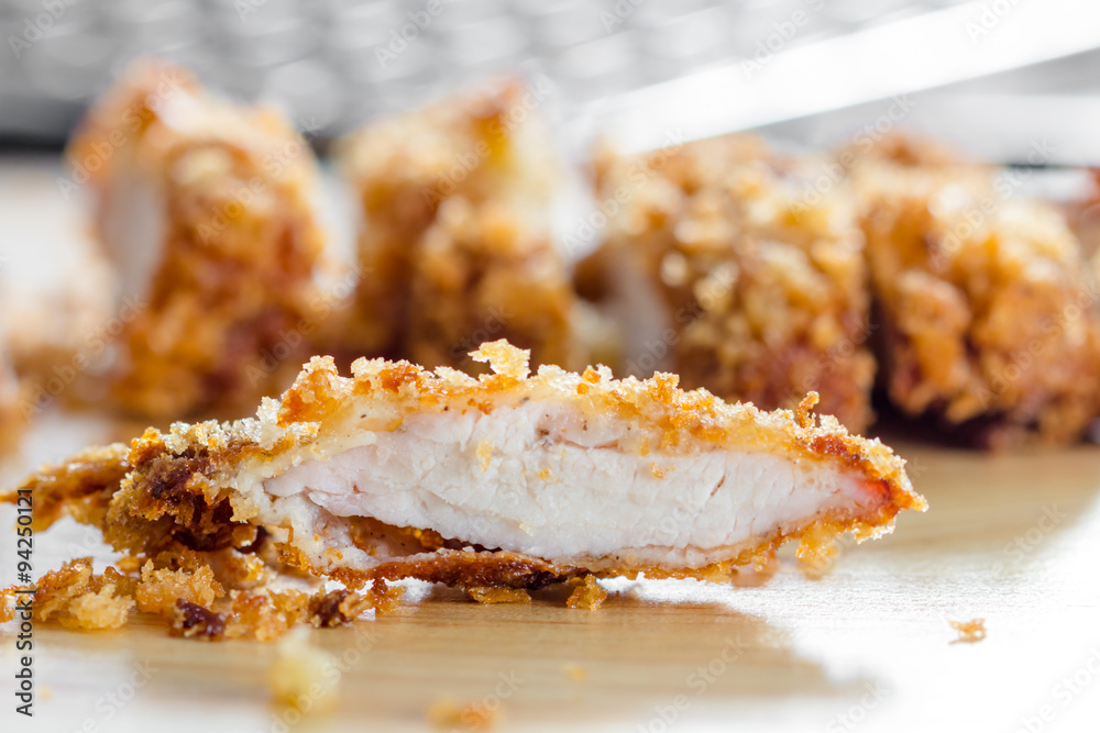 Japanese fried pork or name is tonkatsu Japanese fried pork or name is tonkatsu