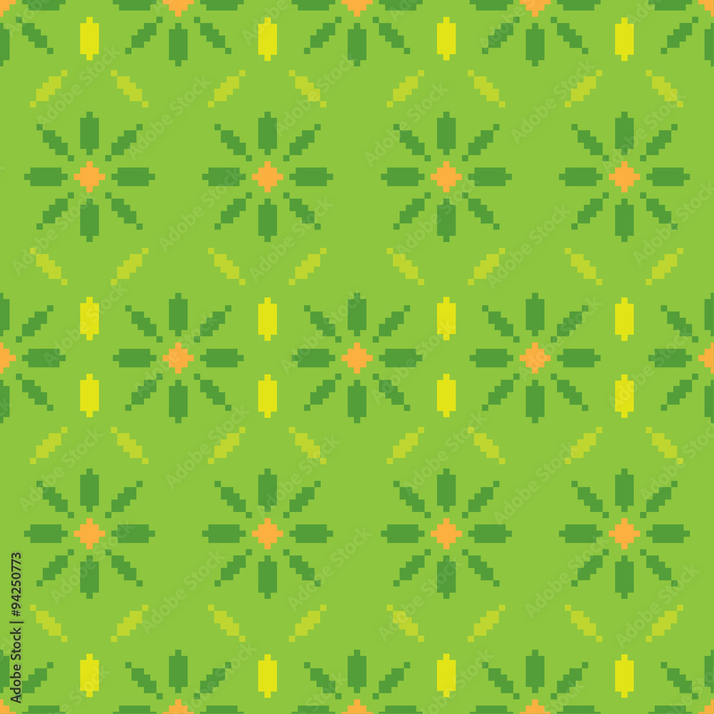 Simple flower pixel pattern Simple flower pixel pattern