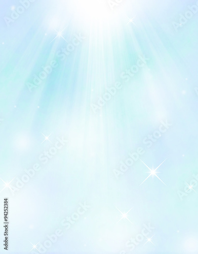 天からの光背景