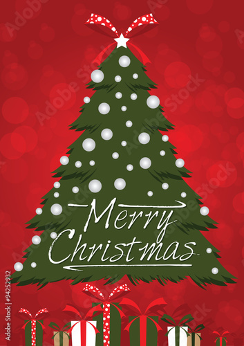 xmas tree with the gift box